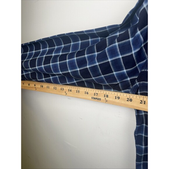 Banana Republic Mens Tailored Slim Fit Plaid Button Up Shirt Size Small - Picture 7 of 7